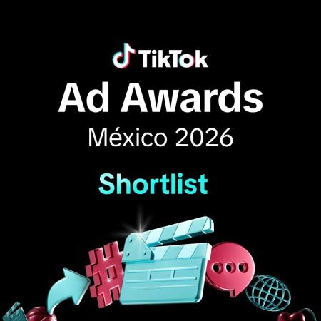TikTok revela el shortlist de los TikTok Ad Awards 2026, donde la creatividad se convierte en resultados reales para marcas, agencias y creadores.